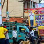 Wahlplakate in Indien