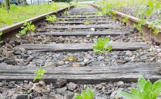 Hier ist der Zugverkehr Vergangenheit