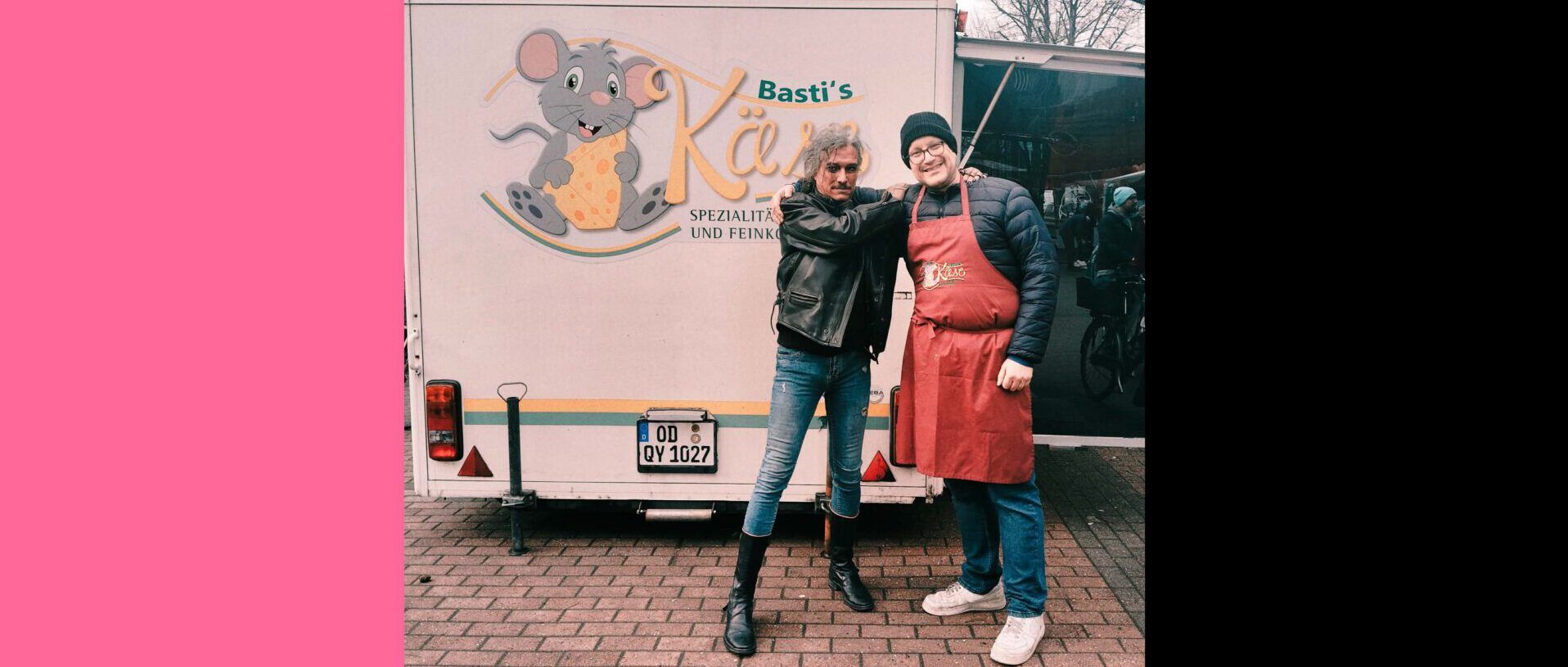 Hamburger Wochenmarkt Käsehändler Basti