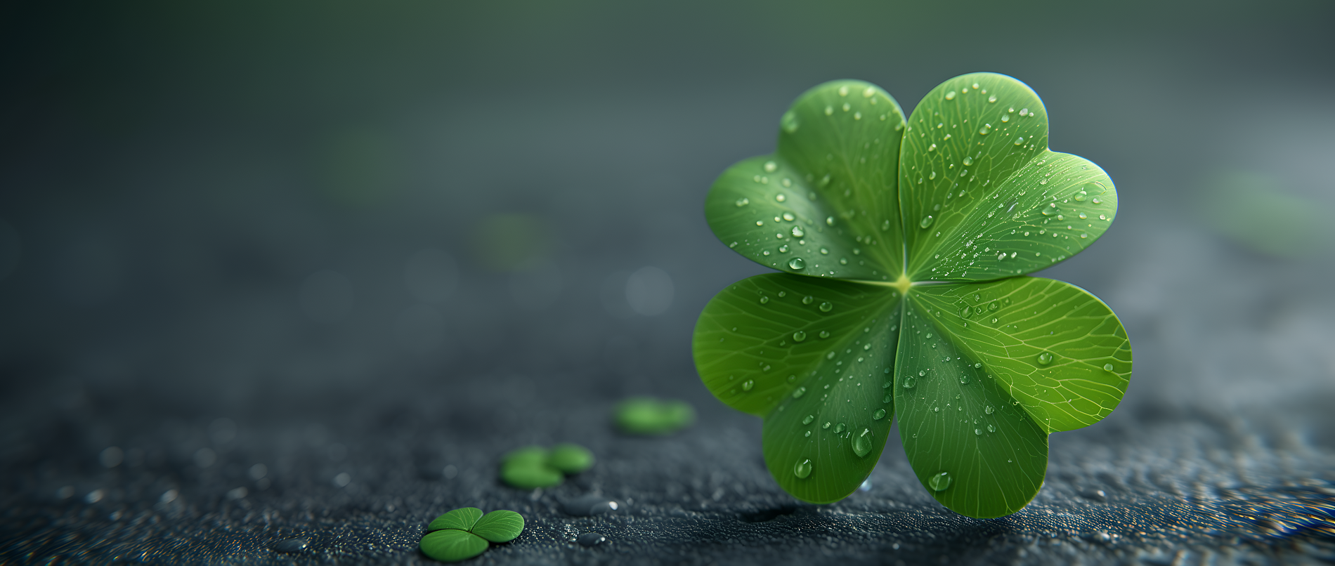 Glück oder Unglück, vier oder Kleeblatt