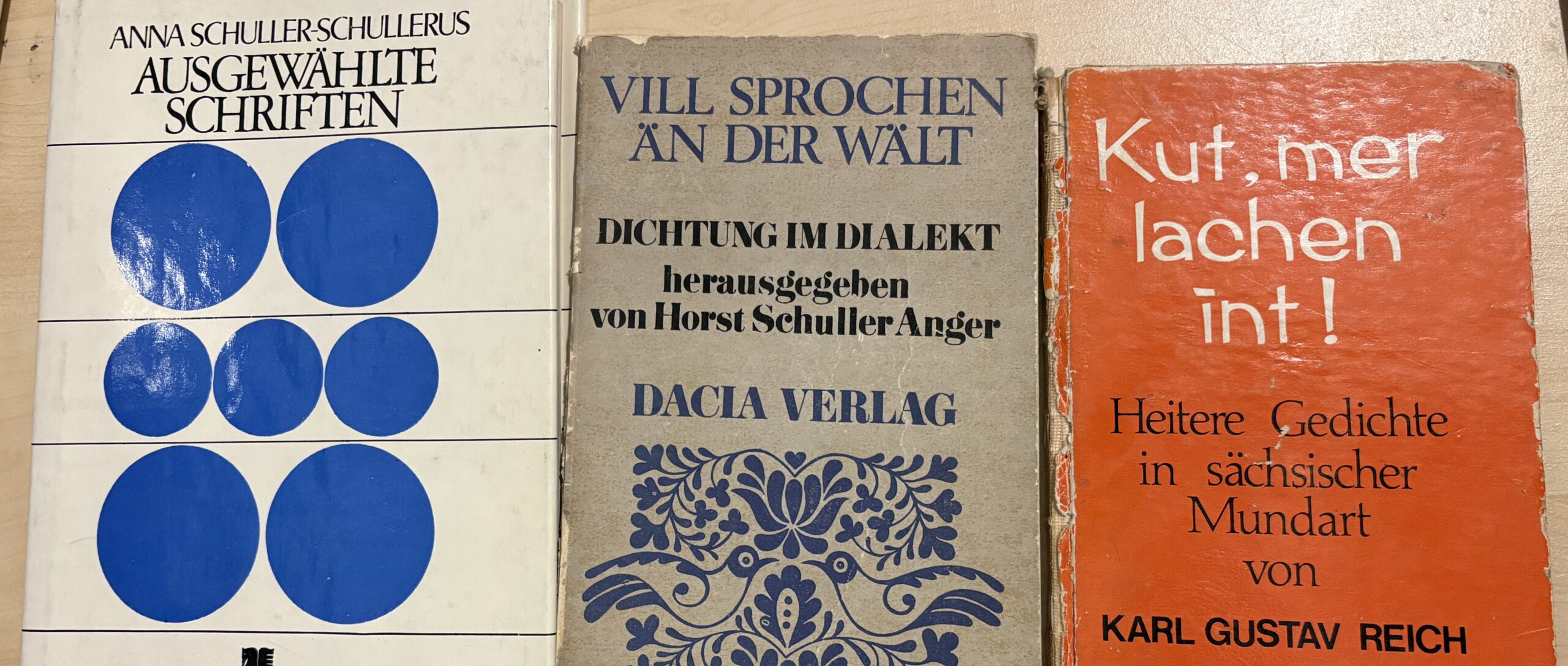 3 Bücher in Mundart
