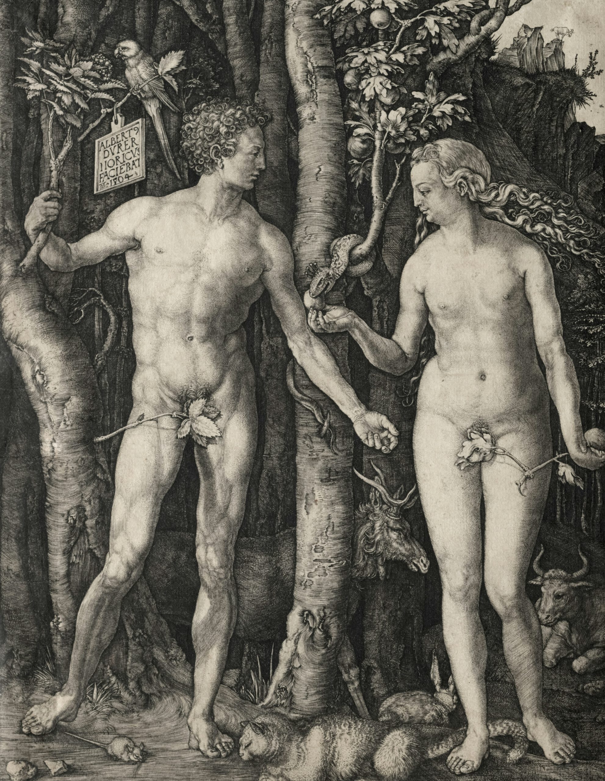 Adam und Eva im Garten Eden, The Cleveland Museum of Art