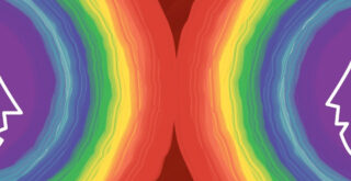 Linker und rechter Rand