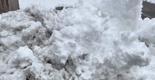 Schnee wird schmutzig